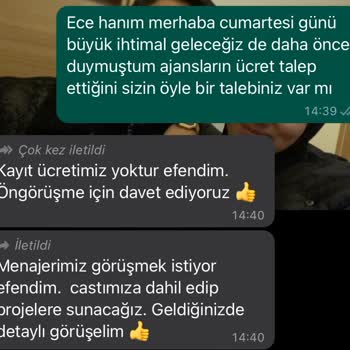 Mos Ajans Ücret Talebi İstemesi