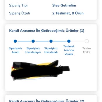 Carrefour SA Teslim Edilemeyen Sipariş