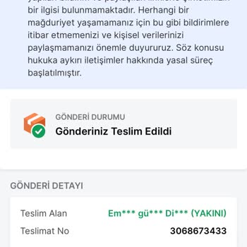 Trendyol Express Trendyol Expres Teslim Edildiğin Söyleyen Fakat Teslim Edilmeyen Kargo