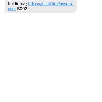 BAŞAK-BİLGİ (sms) Dijital Para Hesabı Kısıtlamasıyla İlgili Şikayet