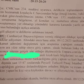 Enpara Güvenlik Zaafiyeti Mağduriyeti
