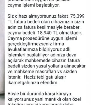 Vinus.telekom (Instagram) İcra İle Tehdit