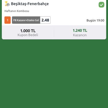 Bilyoner Kazancın Altında Kazanç Vermesi