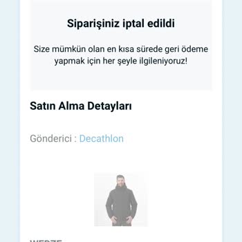Özdilek AVM Decathlon Mağazası Ürün İadesi Geri Ödenmemesi