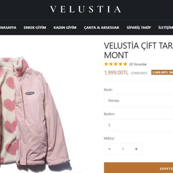 Velustia Fahiş Fiyatlarla Satış Yapan Site Hüsranı