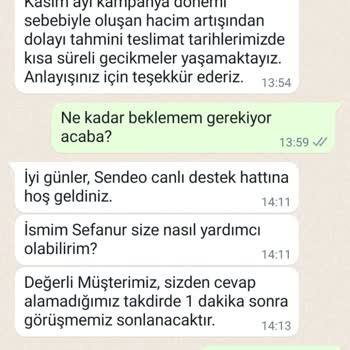 Sendeo Kargo Değil. Kayıp Firması İmiş
