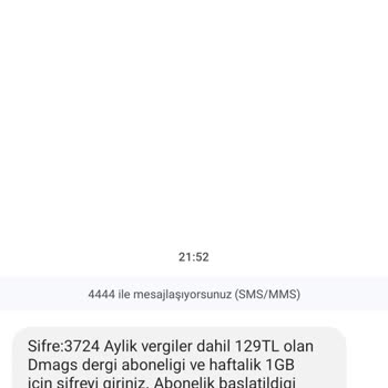 Vodafone Böyle Bir Mesaj Geldi İptalini İstiyorum