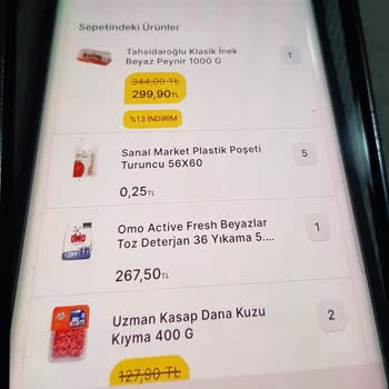 Migros Sanal Mağaza Sipariş