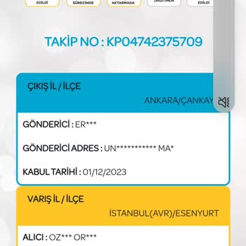 PTT Kargo Kargo Teslimatında Yaşanan Gecikme Ve Dağıtım Merkezi Sorunları