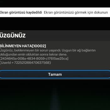 EA Sports Oyuna Giremiyorum 10002 Diyor