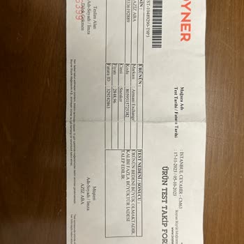 Boyner Ayakkabı İademin Reddi