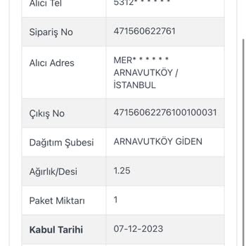 Kargoist Firmasına Ulaşılmıyor Ve Ürünler Sürekli İade Oluyor