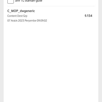 Vodafone Haksız Fatura Yansıtması