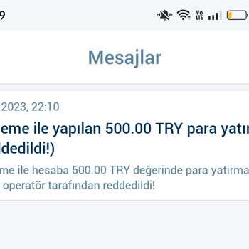 1xbet Para Yatırma Reddedildi