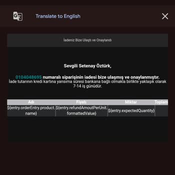 Watsons Haberim Olmadan Siparişimi İptal Etti