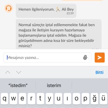 Trendyol Yemek, Paramı İade Etmiyor.