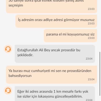 Trendyol Yemek, Paramı İade Etmiyor.