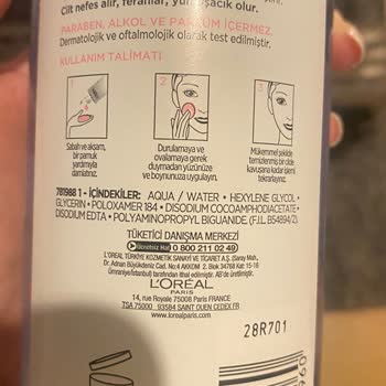 Loreal Yüz Temizleme Suyu