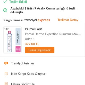 Loreal Yüz Temizleme Suyu