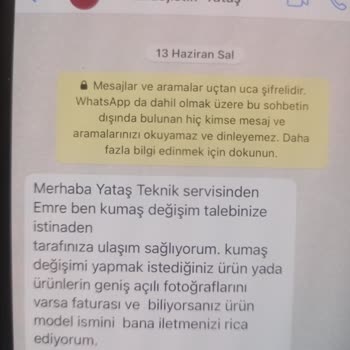 Yataş Kumaş Değişimi Mağduriyeti