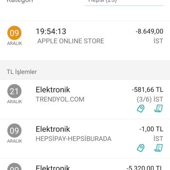 Apple Store Kredi Kartımdan Harcama Yapılmış