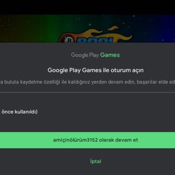 8 Ball Pool Kayıtlı Play Hesabıma Erişemiyorum