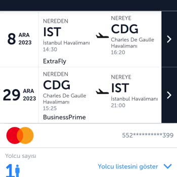 THY Business Prime Bilet İptali