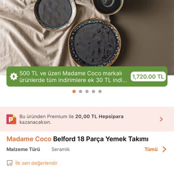 Hepsiburada Ve Madame Coco'nun Yüzde 70 İndirim Oyunu