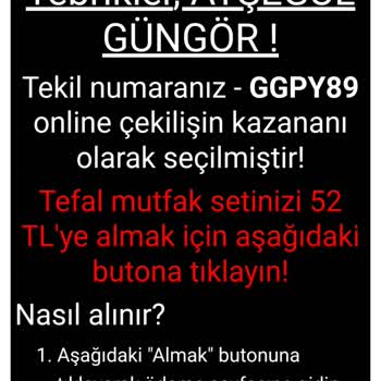 Tefal Tencere Seti Kazası Ve Şüpheli İşlem