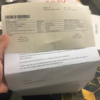 Rize Boyner Calvin Klein. Orijinal Ürün Sattığınızı Artık Düşünmüyorum