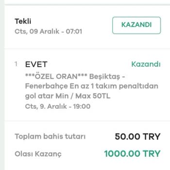 Sahabet Özel Oranla Tutturduğum 3 Kupondan 2 Sinin Kazancına El Koyuldu