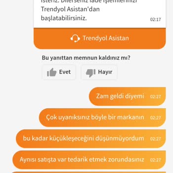 Grimelange Gelen Ürünün Değişimi