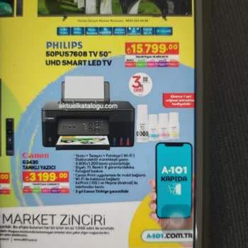 A101 Kampanyalı Canon G3430 Yazıcının Fiyatını Bir Anda Arttırması.