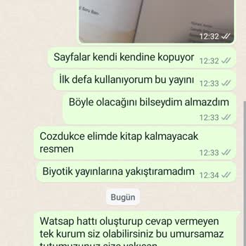 Biyotik Yayınları İlgisizlik Ve Matbaa Hatası Sonrası Kitabın Yok Olusu Adli Eser