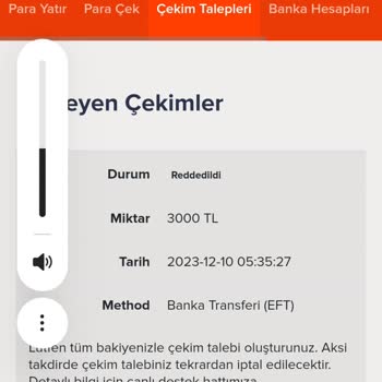 Matorbet Parayı Alamadım Şikayetçiyim