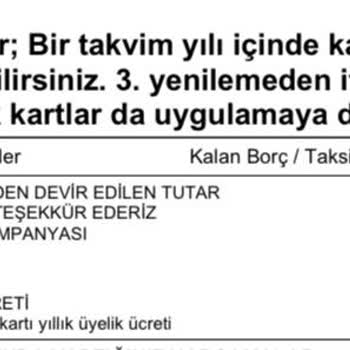 Garanti BBVA Kart Aidat Alması