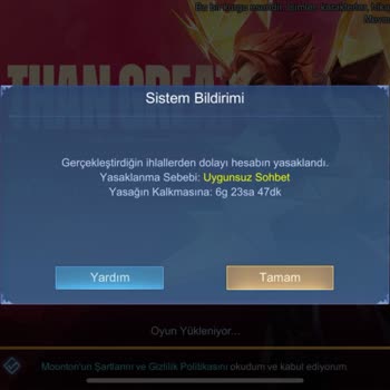 Mobile Legends Oyun İçi Ban Sistemi
