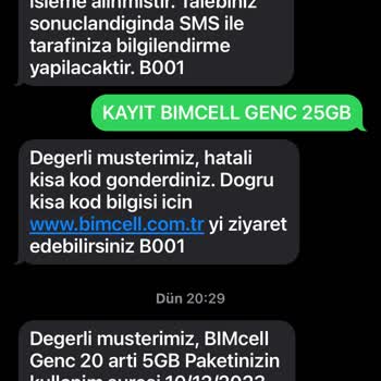 Bimcell Paket Fiyat Artışı Şaşkınlığı