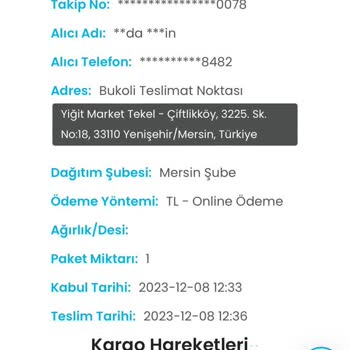 Kargoist İle Gelen Kargom Ortada Yok