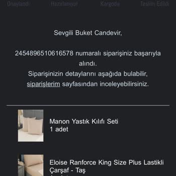 Madame Coco Sipariş Gecikmesi Ve İptal Sorunu