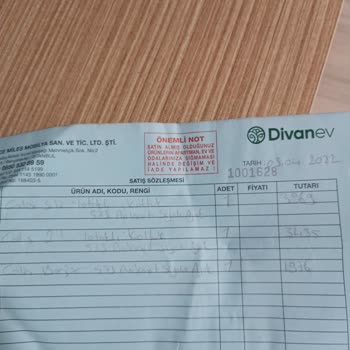 Divan Mobilya (Sakarya) Koltuk Takımı Deformasyonu