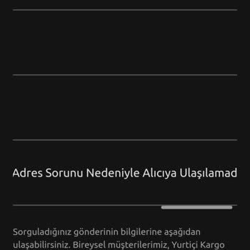Yurtiçi Kargo Adres Sorunu Sebebi İle Alıcıya Teslim Etmemeleri