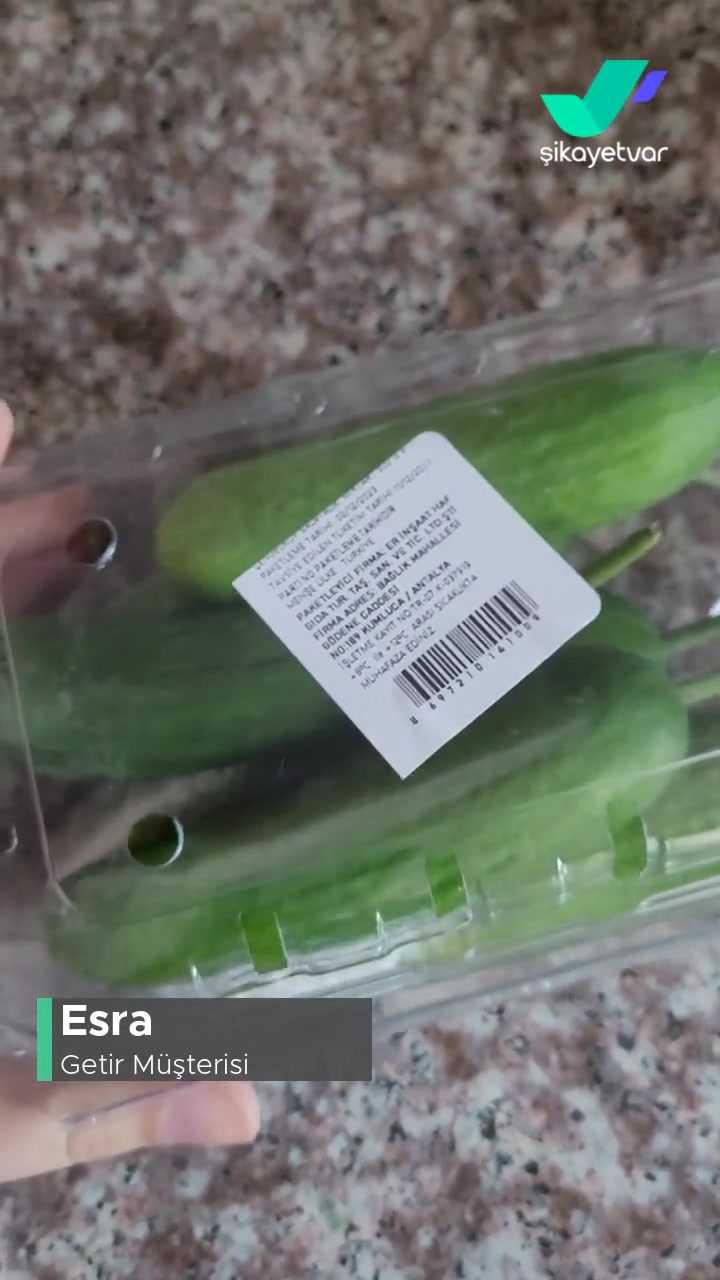 Getir Çürümüş Sebze Getiriyor! videonun kapak resmi