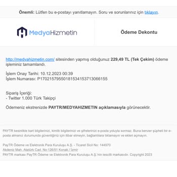 Medyahizmet.com Yalan Beyan Hatalı Ürün Açıklaması Ve Müşteri Geri Dönüşü Olmaması