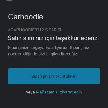 Carhoodie.co Ürünüm Teslim Edilmedi