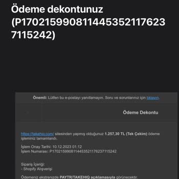 HIQ Nutrition Hıq Hesabımdan Para Çıkmasına Rağmen Sipariş Gözükmüyor
