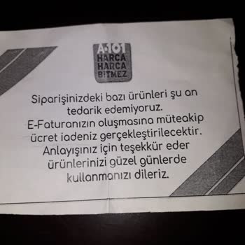 A101 Ücret İadesi Yapmıyor
