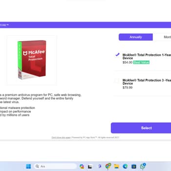 Rahatsız Edici, İnsanı Bıktıran Mcafee Reklamı