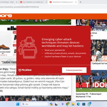 Rahatsız Edici, İnsanı Bıktıran Mcafee Reklamı
