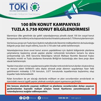 TOKİ Sözünde Durmuyor Verilen Sözleri Birer Birer Siliyor